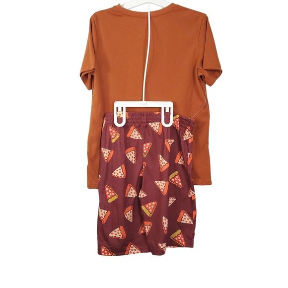 Cat & Jack Pizza Pj's Two Piece Pajama Set - Picture 5 of 7